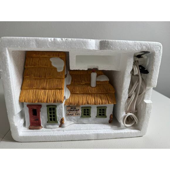 Department56 The Cottage of Bob Cratchit & Tiny Tim Heritage Village Collection - Picture 3 of 11